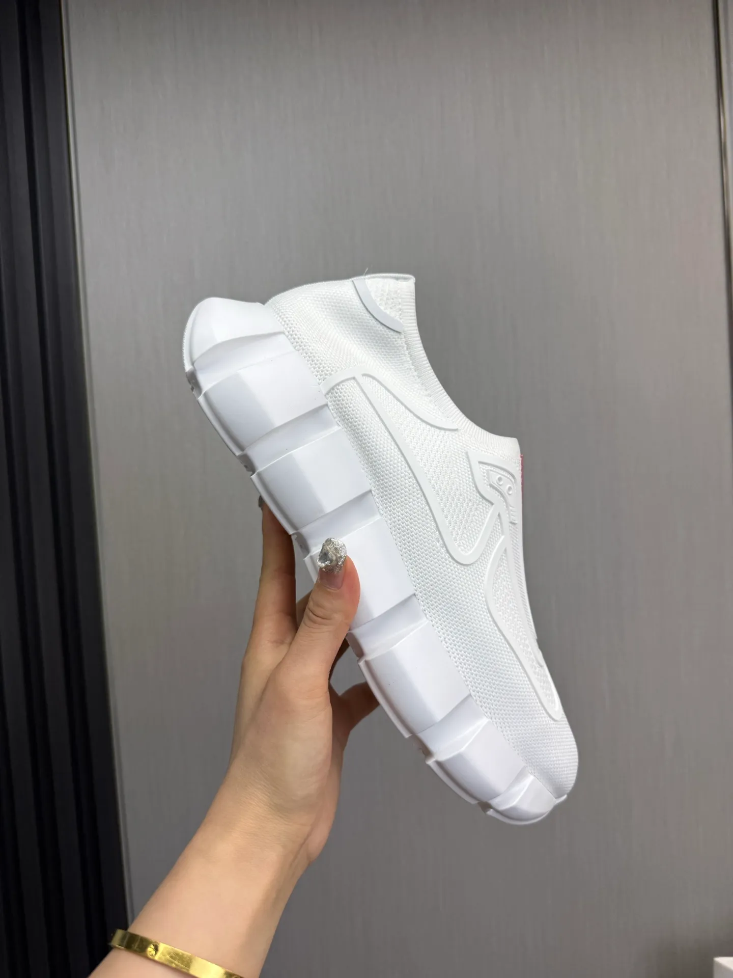 Men's shoes 💰580💰 [PRADA] Popular men's shoes shipped 👏Official website synchronized ⬆️Original fly-woven fabric + cowhide lining, 1⃣️:1⃣️reproduction, original sole, 38-45 (45. Customized, non-refundable)